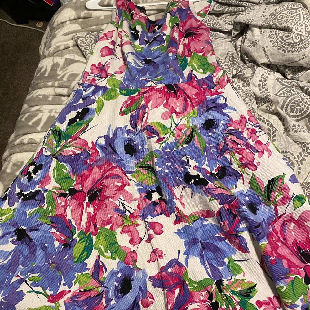 Floral spring dress